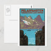 Carte Postale Poster Ocean Liner 1910 (Devant / Derrière)