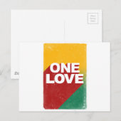 Carte Postale Poster One Love (Devant / Derrière)