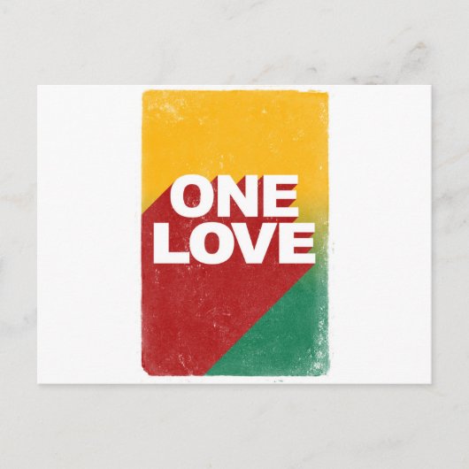 Carte Postale Poster One Love (Devant)