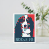Carte Postale Poster politique de Bernese Mountain Dog (Debout devant)