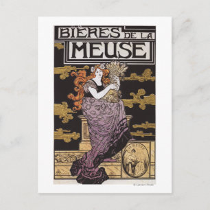 Carte Postale Poster promotionnel Bieres de la Meuse
