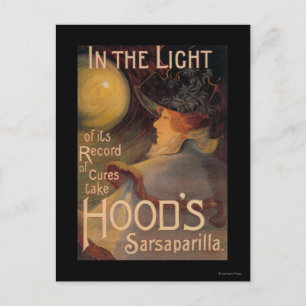 Carte Postale Poster promotionnel de la Sarsaparilla de Hood