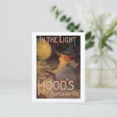 Carte Postale Poster promotionnel de la Sarsaparilla de Hood (Debout devant)