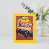 Carte Postale Poster promotionnel de Peugeot Automobile (Debout devant)