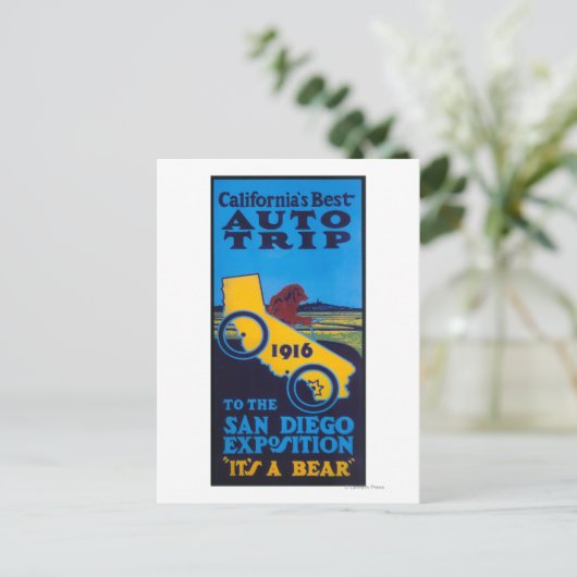 Carte Postale Poster promotionnel Expo (Debout devant)