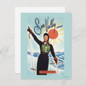 Carte Postale Poster publicitaire de Gretchen Fraser (Devant / Derrière)