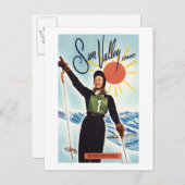 Carte Postale Poster publicitaire de Gretchen Fraser (Devant / Derrière)