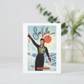 Carte Postale Poster publicitaire de Gretchen Fraser (Debout devant)