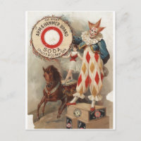 Poster publicitaire de la marque Arm & Hammer Soda