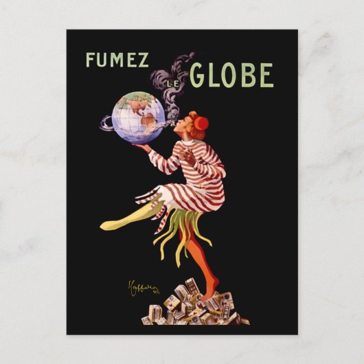 Carte Postale Poster publicitaire Leonetto Cappiello Fumer (Devant)