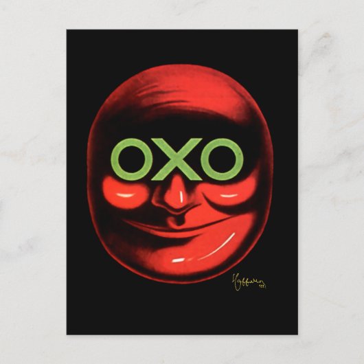 Carte Postale Poster publicitaire Leonetto Cappiello OXO (Devant)