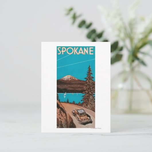 Carte Postale Poster publicitaire Spokane #2Spokane, WA (Debout devant)