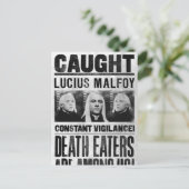 Carte Postale Poster Recherché Lucius Malfoy (Debout devant)
