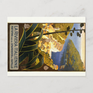 Carte Postale Poster Riviera vintage Italie