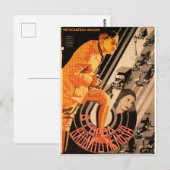Carte Postale Poster russe de cinéma Avant-garde russe Imprimer (Devant / Derrière)