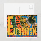 Carte Postale Poster russe de cinéma Avant-garde russe Imprimer (Devant / Derrière)