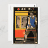 Carte Postale Poster russe de cinéma Avant-garde russe Imprimer (Devant / Derrière)