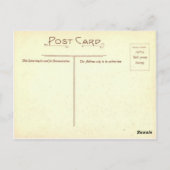 Carte Postale poster Ski vintage, Mode sur piste (Dos)