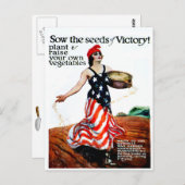 Carte Postale Poster sur les graines de la victoire (Devant / Derrière)