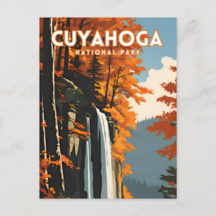 Carte Postale Poster touristique du parc national Cuyahoga