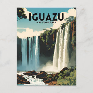 Carte Postale Poster touristique du parc national Iguazu