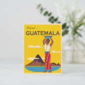 Carte Postale Poster touristique vintage Guatemala (Debout devant)