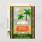 Carte Postale Poster : Travel California (Devant / Derrière)