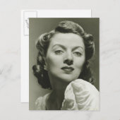 Carte Postale Poster une femme dans Studio 2 (Devant / Derrière)