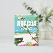 Carte Postale poster vacances plage de Jibacoa (Debout devant)