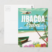 Carte Postale poster vacances plage de Jibacoa (Devant / Derrière)