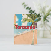 Carte Postale Poster vacances Vintages Tanzanie (Debout devant)