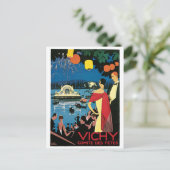 Carte Postale Poster Vichy Vintage French Travel (Debout devant)