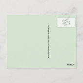 Carte Postale Poster vintage (Dos)