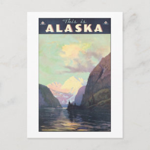Carte Postale Poster vintage Alaska