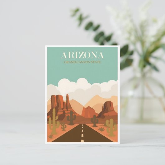 Carte Postale Poster vintage Arizona (Debout devant)