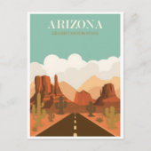 Carte Postale Poster vintage Arizona (Devant)