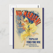 Carte postale poster vintage Belle Epoque (Devant / Derrière)