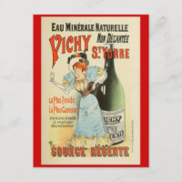 Carte postale poster vintage Belle Epoque