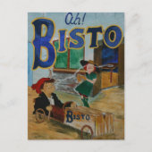 Carte Postale Poster vintage Bisto (Devant)