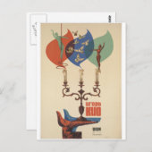 Carte postale Poster vintage Circus Igor Kio (Devant / Derrière)