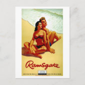 Carte Postale Poster vintage d'Angleterre restauré (Devant)