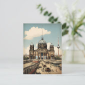 Carte Postale Poster vintage de Berlin (Debout devant)