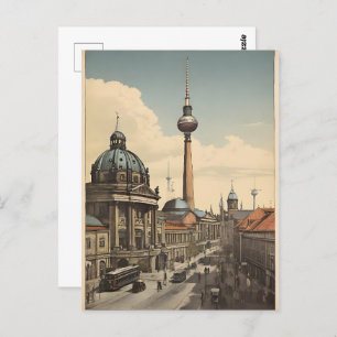 Carte Postale Poster vintage de Berlin