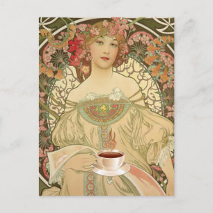 Carte Postale Poster vintage de café