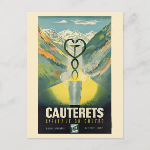 Carte Postale Poster vintage de Cauterets France