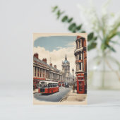 Carte Postale Poster vintage de Londres (Debout devant)