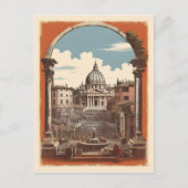 Carte Postale Poster vintage de Rome (Devant)