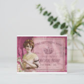 Carte Postale Poster vintage de savon (Debout devant)