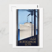 Carte Postale Poster vintage Java Sumatra Rotterdamsche Lloyd (Devant / Derrière)