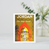 Carte Postale Poster vintage Jordan Travel (Debout devant)